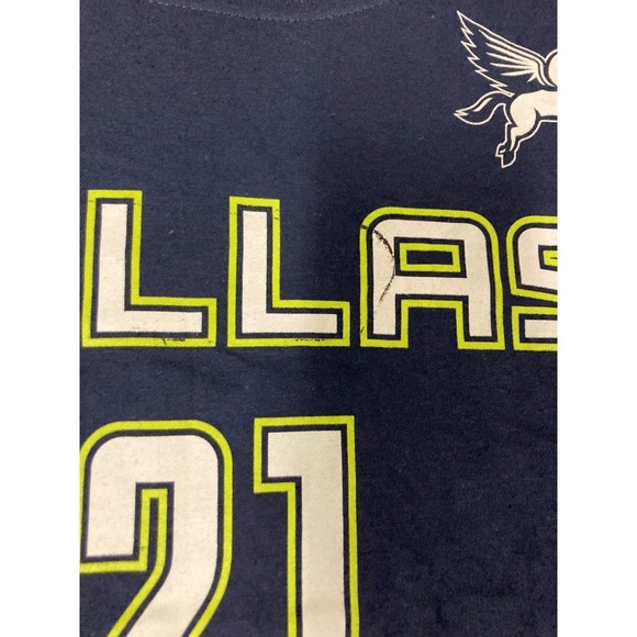 Dallas Wings #21 DiJonai Carrington Nike Explorer Edition T-Shirt Navy Blue - XL - Picture 10 of 10